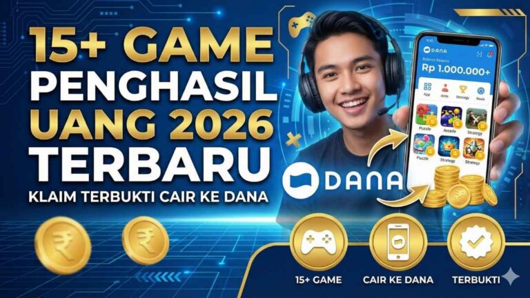 15+ Game Penghasil Uang 2026 Terbaru, Klaim Terbukti Cair ke DANA