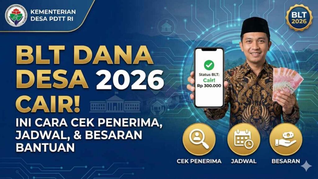 BLT Dana Desa 2026 Cair! Ini Cara Cek Penerima, Jadwal, dan Besaran Bantuan