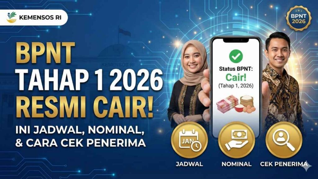 BPNT Tahap 1 2026 Resmi Cair! Ini Jadwal, Nominal, & Cara Cek Penerima
