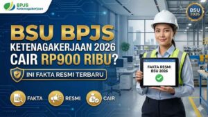BSU BPJS Ketenagakerjaan 2026 Cair Rp900 Ribu? Ini Fakta Resmi Terbarunya