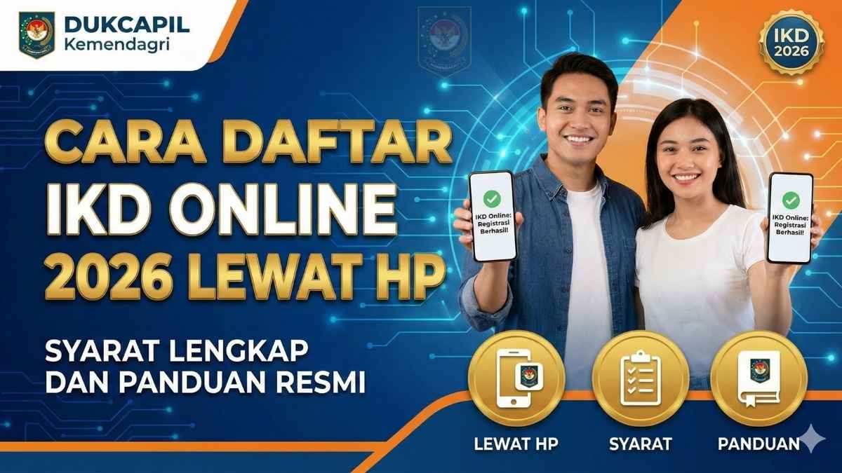 Cara Daftar IKD Online 2026 Lewat HP, Syarat Lengkap dan Panduan Resmi