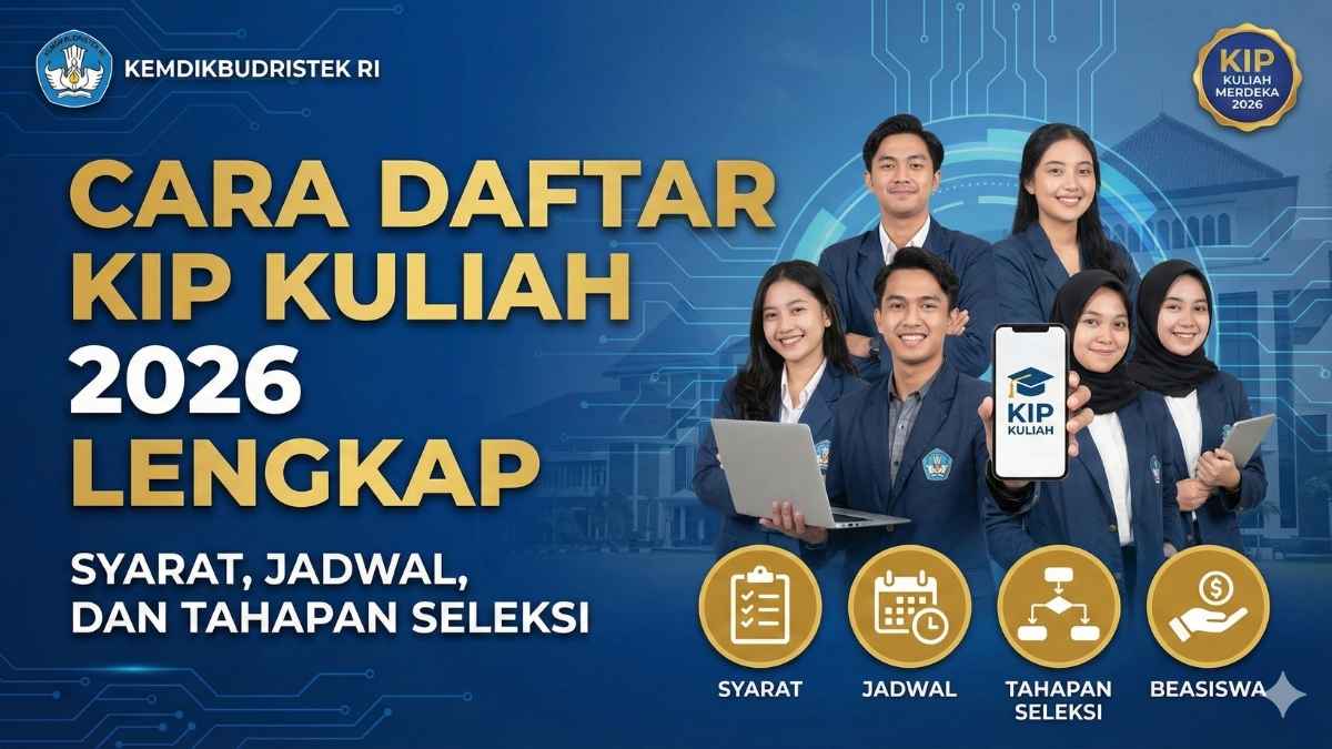 Cara Daftar KIP Kuliah 2026 Lengkap, Syarat, Jadwal, dan Tahapan Seleksi