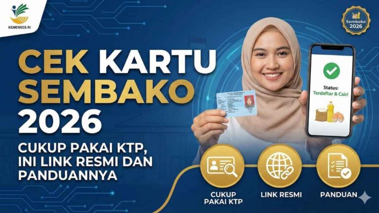 Cek Kartu Sembako 2026: Cukup Pakai KTP, Ini Link Resmi dan Panduannya