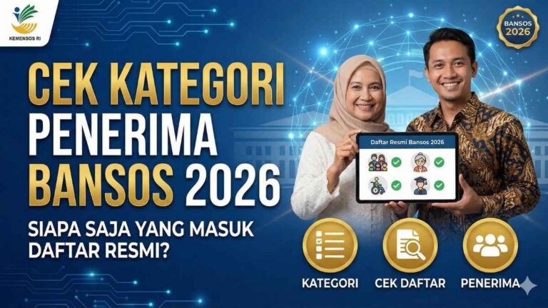 Cek Kategori Penerima Bansos 2026, Siapa Saja yang Masuk Daftar Resmi?