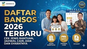 Daftar Bansos 2026 Terbaru: Cek Jenis Bantuan, Jadwal Cair, dan Syaratnya
