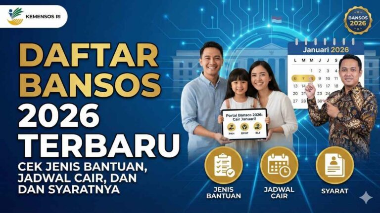 Daftar Bansos 2026 Terbaru: Cek Jenis Bantuan, Jadwal Cair, dan Syaratnya