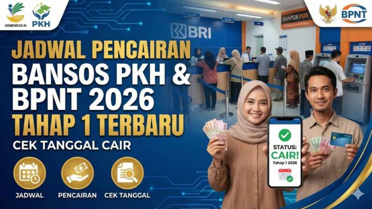 Jadwal Pencairan Bansos PKH & BPNT 2026 Tahap 1 Terbaru, Cek Tanggal Cair