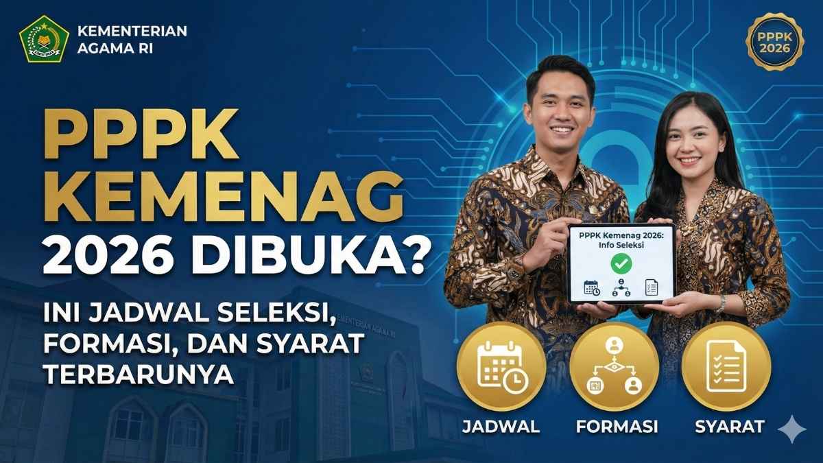 PPPK Kemenag 2026 Dibuka? Ini Jadwal Seleksi, Formasi, dan Syarat Terbarunya