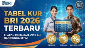 Tabel KUR BRI 2026 Terbaru: Plafon Pinjaman, Cicilan, dan Bunga Resmi