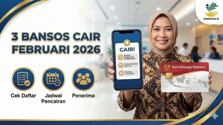 3 Bansos Cair Februari 2026: Cek Daftar, Jadwal Pencairan, dan Penerima