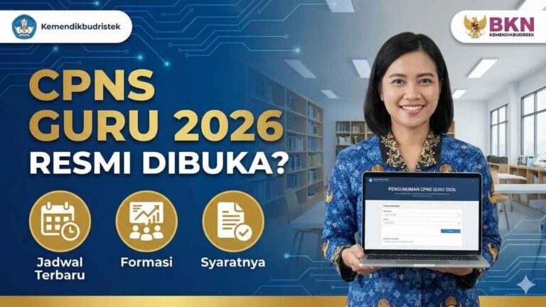 CPNS Guru 2026 Resmi Dibuka? Ini Jadwal Terbaru, Formasi dan Syaratnya