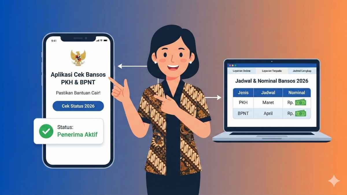Cara Cek Bansos Pemerintah 2026 Online, Lengkap Jadwal dan Nominal