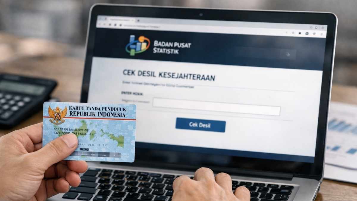 Cara Cek Desil Bansos 2026 Lewat Website BPS Resmi, Pakai NIK KTP