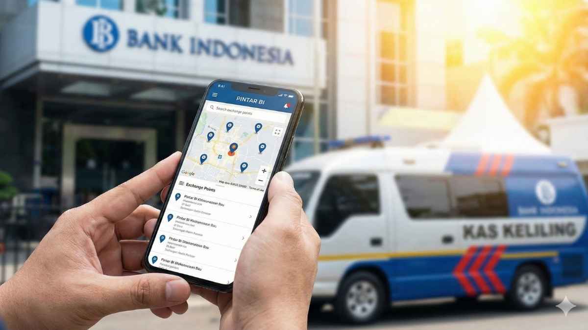 Cara Cek Lokasi Penukaran Uang Baru 2026 via PINTAR BI, Bebas Biaya Admin