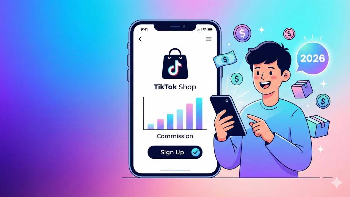 Cara Daftar Affiliate TikTok Shop 2026, Bisa Dapat Komisi Tanpa Modal
