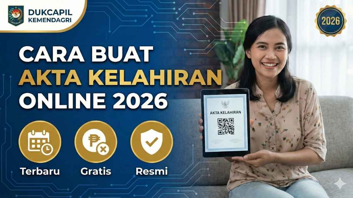 Cara Membuat Akta Kelahiran Online 2026 Terbaru, Gratis dan Resmi
