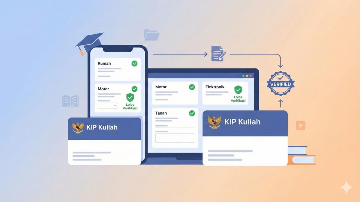 Cara Mengisi Aset di KIP Kuliah 2026 yang Benar agar Lolos Verifikasi