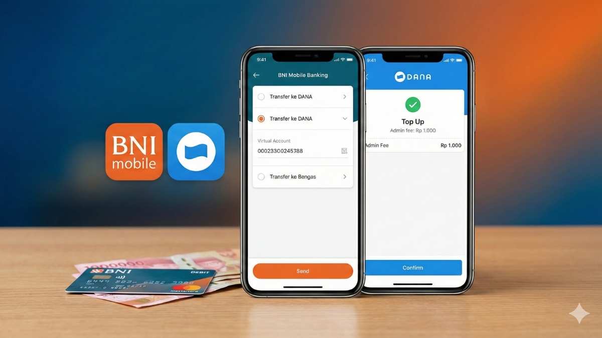 Cara Transfer BNI ke DANA Terbaru 2026: Ini Biaya Admin dan Kode VA