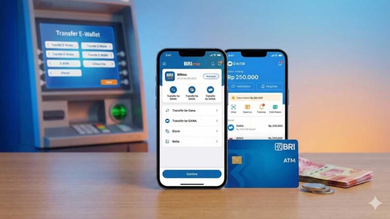 Cara Transfer BRI ke DANA Terbaru 2026 via BRImo, ATM & Biaya Admin
