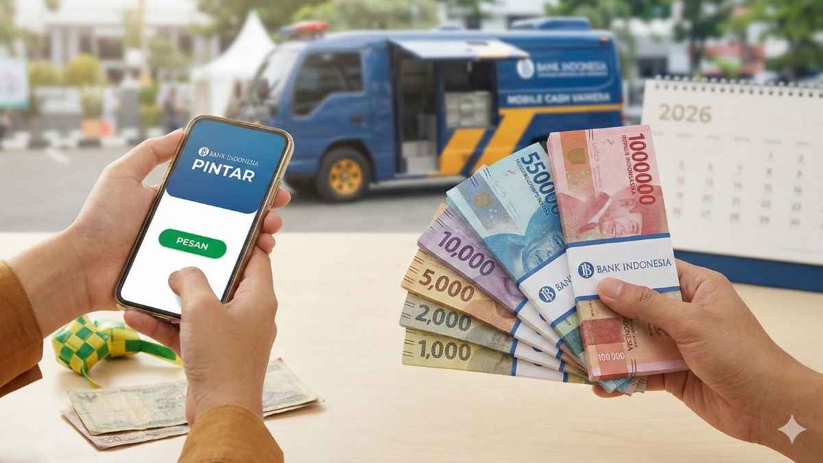 Cara Tukar Uang Baru Lebaran 2026 Lewat PINTAR BI, Tanpa Antre!