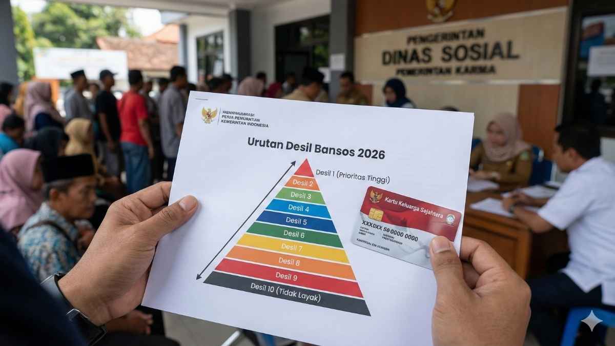 Daftar Urutan Desil Bansos Tahun 2026 Penentu Cairnya PKH dan BPNT