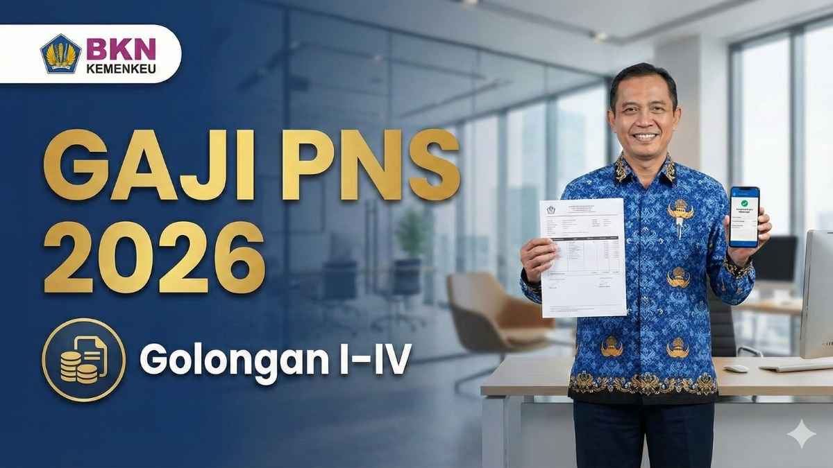 Gaji PNS 2026 Terbaru: Golongan I–IV Berpotensi Naik, Ini Bocorannya