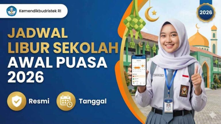 Jadwal Libur Sekolah Awal Puasa 2026 Resmi, Ini Tanggal Lengkapnya