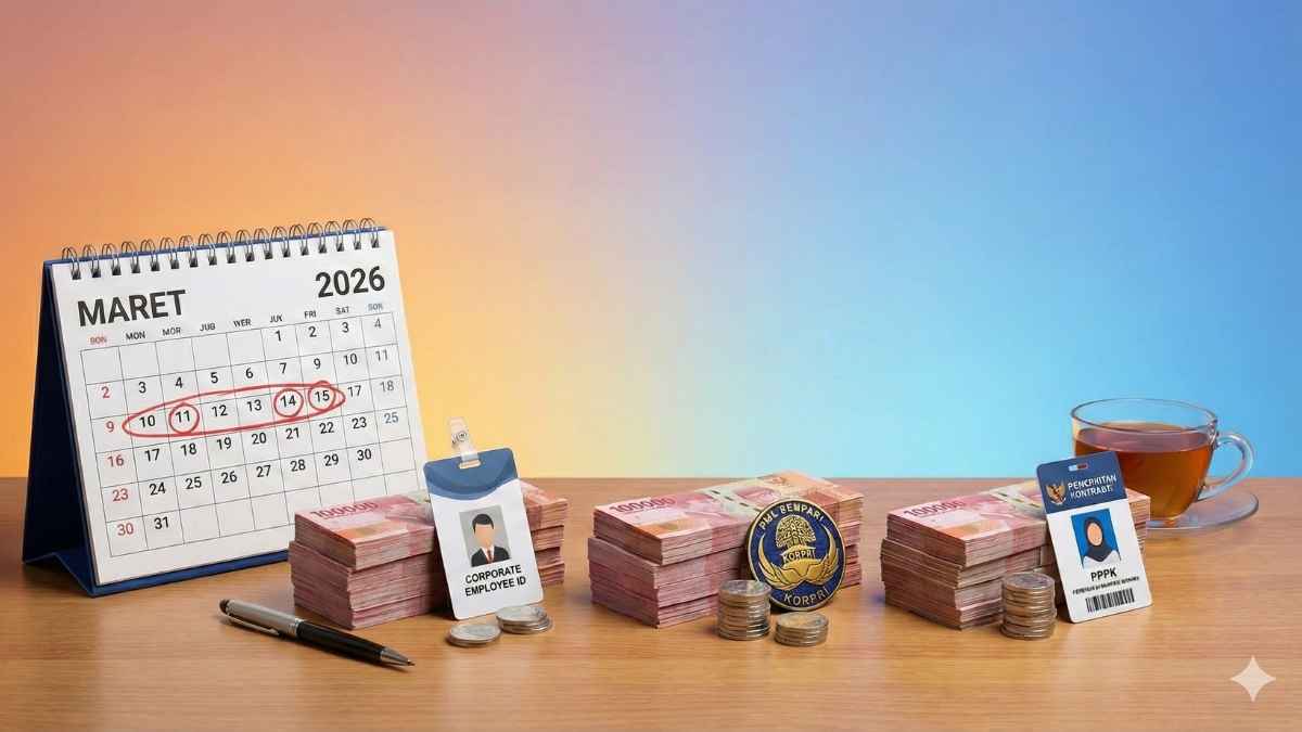 Jadwal Pencairan THR ASN & Swasta 2026 Terbaru, Ini Rincian Nominalnya