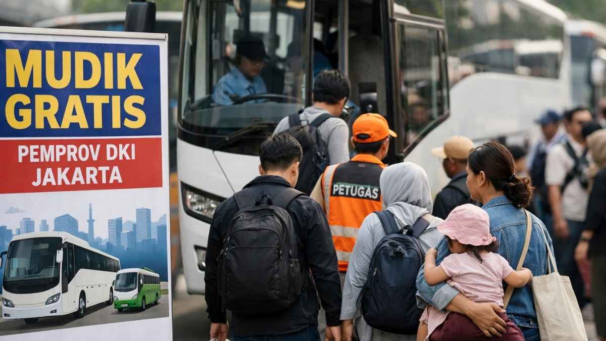 Mudik Gratis Pemprov DKI Jakarta 2026 Resmi, Ini Jadwal dan Cara Daftarnya