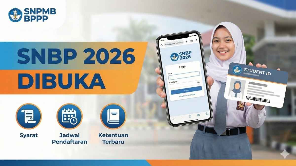 SNBP 2026 Resmi Dibuka, Simak Syarat Daftar dan Ketentuan Terbarunya