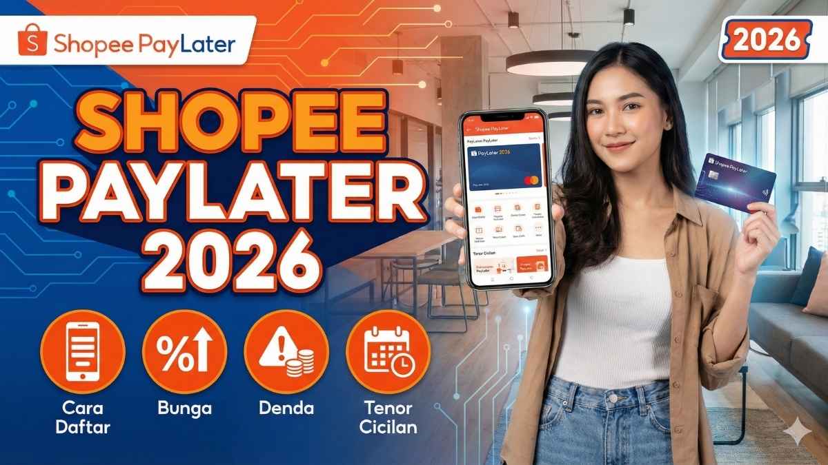 Shopee PayLater 2026 Terbaru: Cara Daftar, Bunga, Denda, & Tenor Cicilan