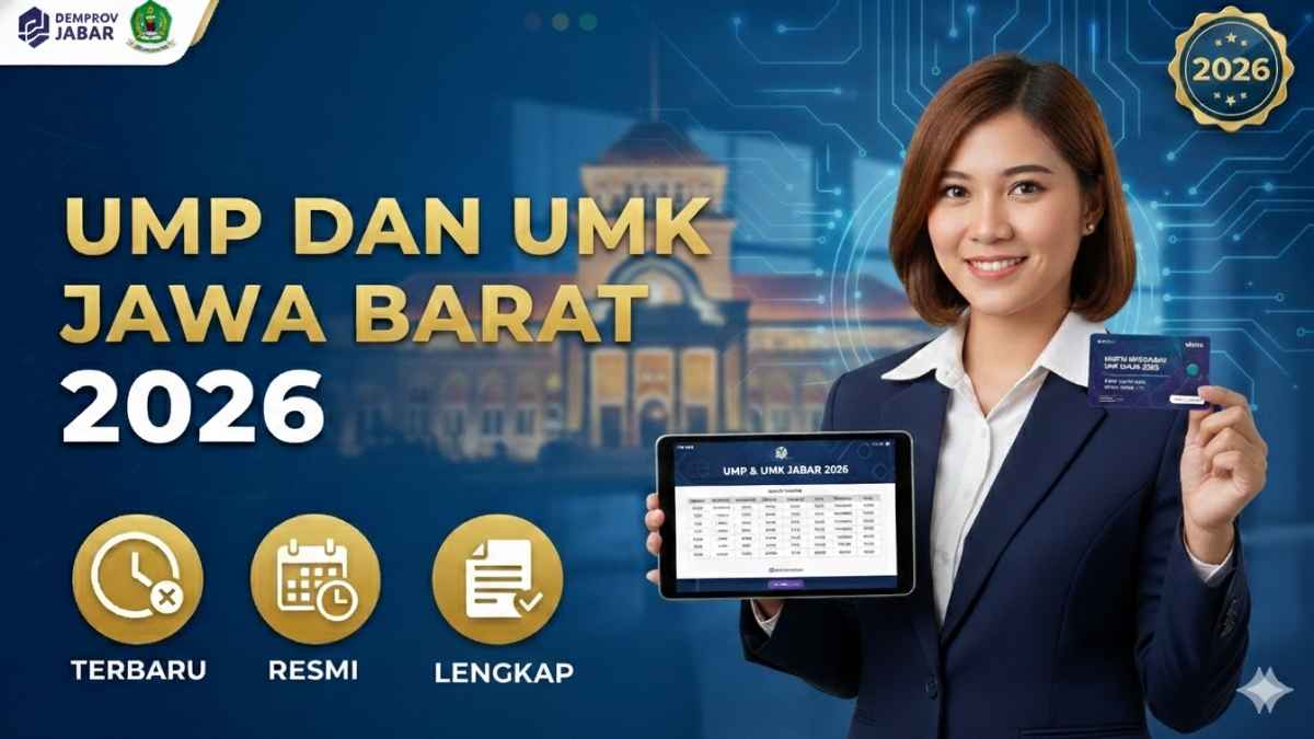 UMP dan UMK Jawa Barat 2026 Terbaru: Ini Daftar Lengkap Upah Minimum Resmi