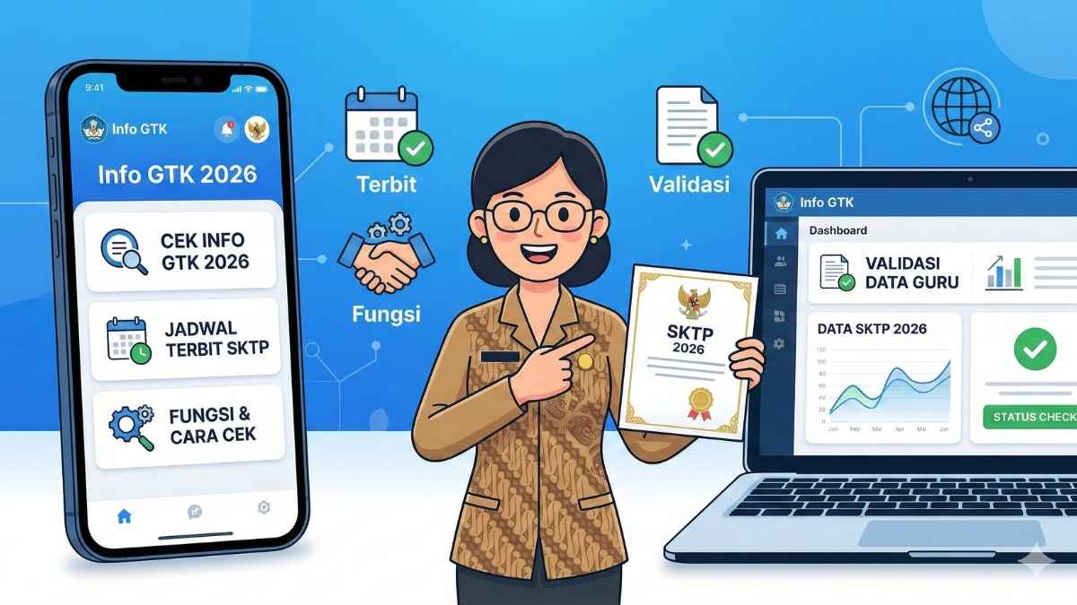 Apa Itu SKTP? Ini Fungsi, Jadwal Terbit dan Cara Cek Info GTK Terbaru 2026