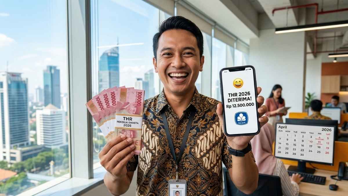 Aturan Baru THR Pekerja Swasta 2026 Rilis Cek Batas Waktu Cairnya!
