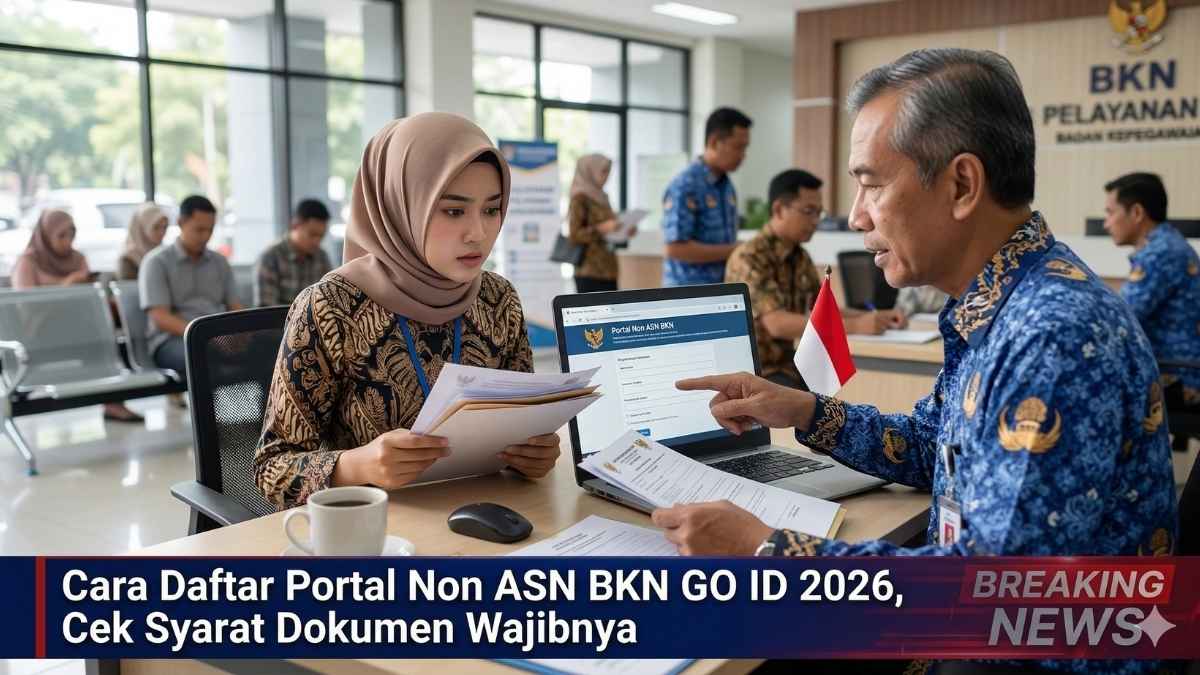 Cara Daftar Portal Non ASN BKN GO ID 2026, Cek Syarat Dokumen Wajibnya
