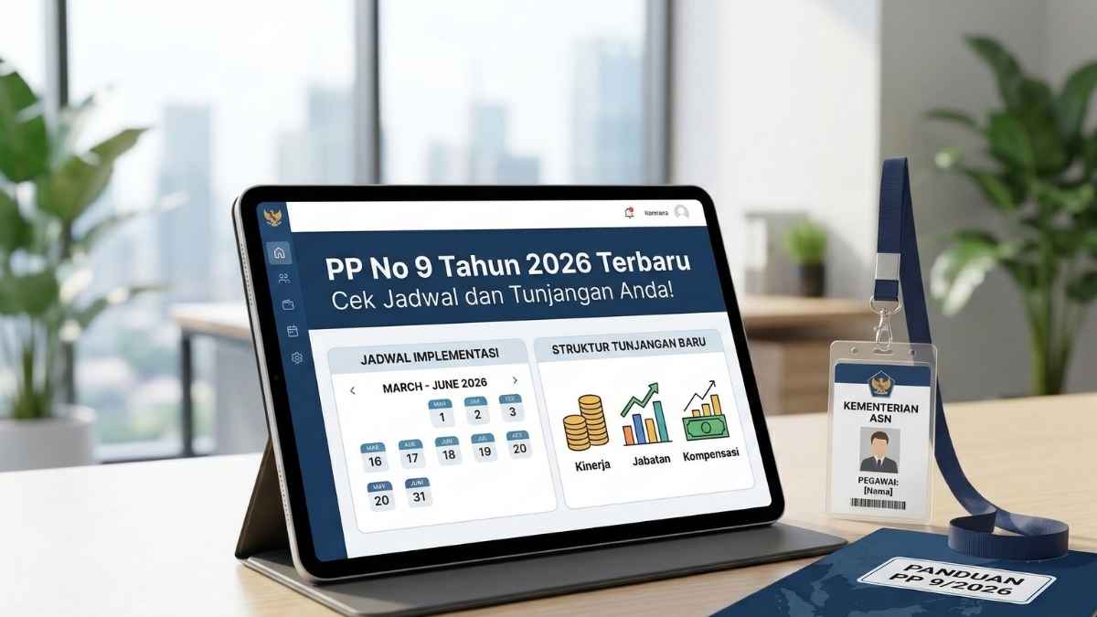 PP 9 Tahun 2026 Terbaru, Aparatur Wajib Cek Jadwal dan Tunjangannya!