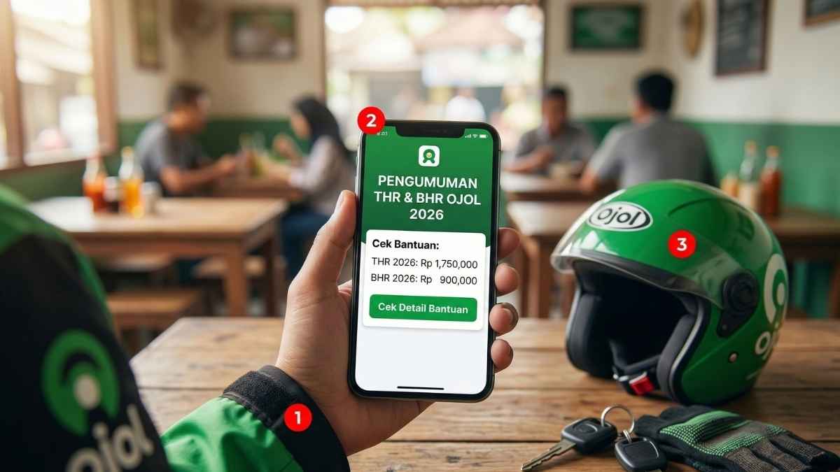 Pengumuman THR dan BHR Ojol 2026, Cek Besaran Bantuan yang Diterima!