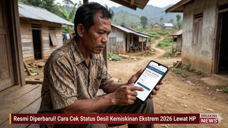 Resmi Diperbarui! Cara Cek Status Desil Kemiskinan Ekstrem 2026 Lewat HP