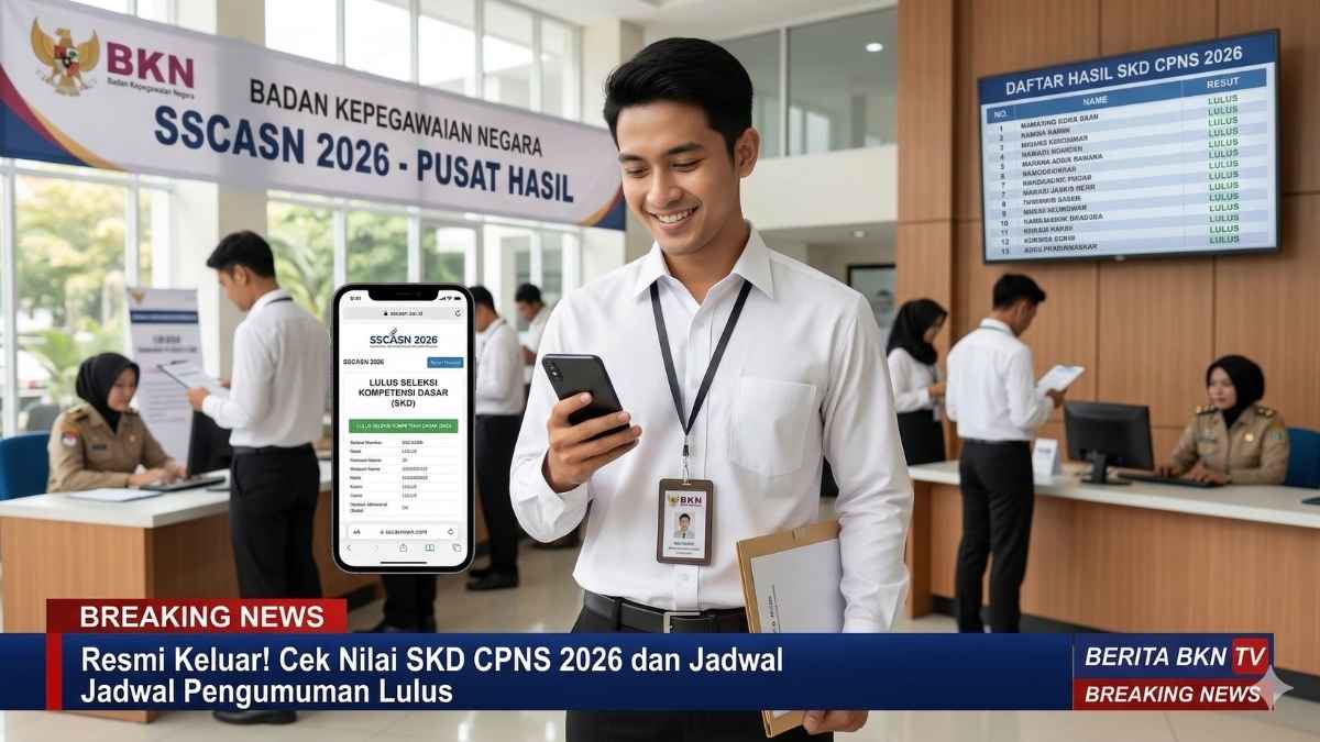 Resmi Keluar! Cek Nilai SKD CPNS 2026 dan Jadwal Pengumuman Lulus