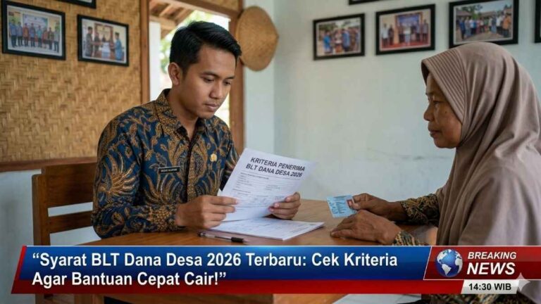 Syarat BLT Dana Desa 2026 Terbaru Cek Kriteria Agar Bantuan Cepat Cair!