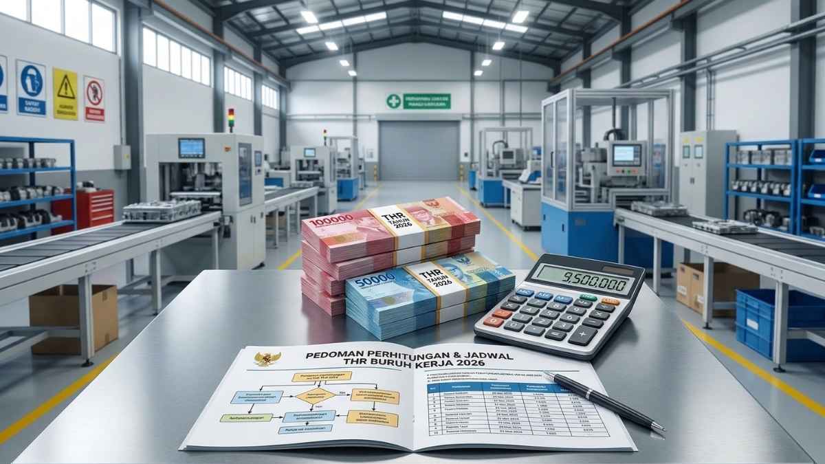 THR Buruh Kerja 2026, Begini Cara Hitung dan Jadwal Cair Paling Akurat!