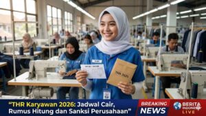 THR Karyawan 2026 Jadwal Cair, Rumus Hitung dan Sanksi Perusahaan